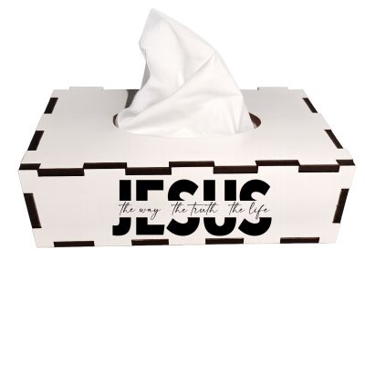 Small Tissue Box : Jesus