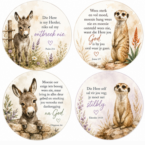 Coaster Set : Donkie en Vriend_Afr