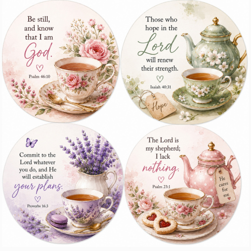 Coaster Set : Tea time